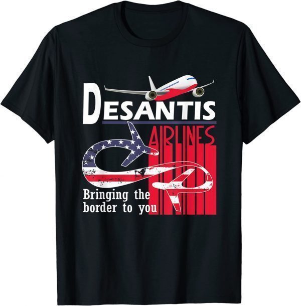 DESANTIS AIRLINES American Flag Classic Shirt