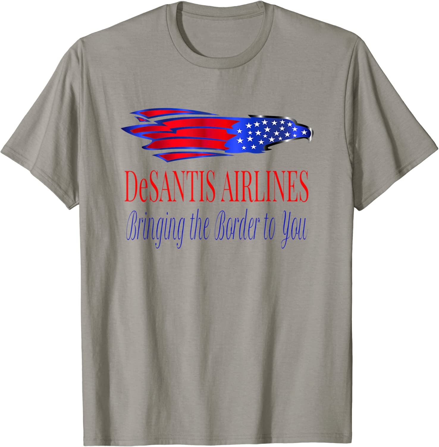 DeSantis Airlines Bringing The Border To You Political American Flag Eagle 2022 Shirt