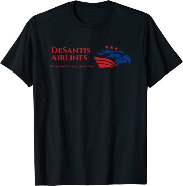 DeSantis Airlines Political Meme Ron DeSantis American Flag Eagle Limited shirt