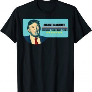 DeSantis Airlines Political Meme Trump 2024 Classic Shirt