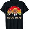 Defund the FBI Retro Federal Bureau Anti FBI Corruption Classic Shirt