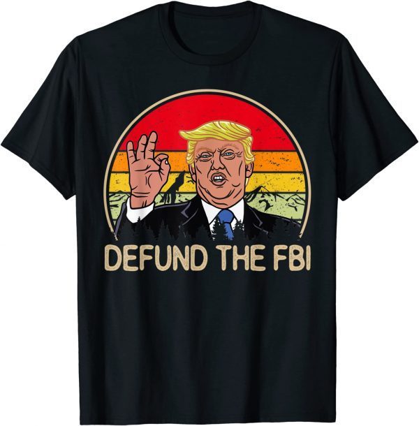 Defund the FBI Retro Federal Bureau Anti FBI Corruption Classic Shirt