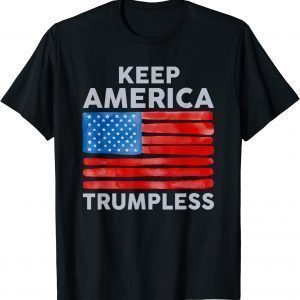 Donald Trump - Keep America Trumpless 2024 Us Flag T-Shirt