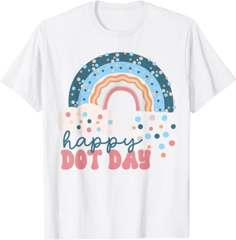 Happy Dot Day T-Shirt For Women - Colorful Pastel Polka Dot Tee, International Dot Day Shirt - View #6