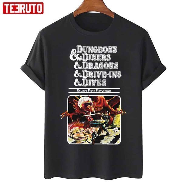 Dungeons Diners Dragons Drive Ins Dives 2022 Shirt
