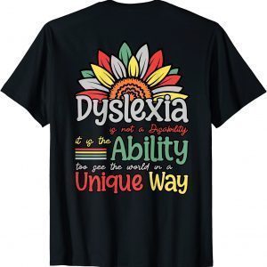 Dyslexia Is Not Disability Dyslexia Awareness Silver Ribbon 2022 Shirt