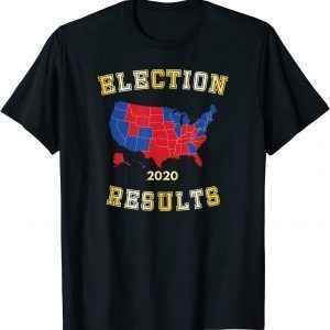 Election Results Map, 2020 2024 Election State Voting USA Limited Shirt