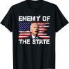 Enemy Of State Trump American Patriotic USA Flag Classic Shirt