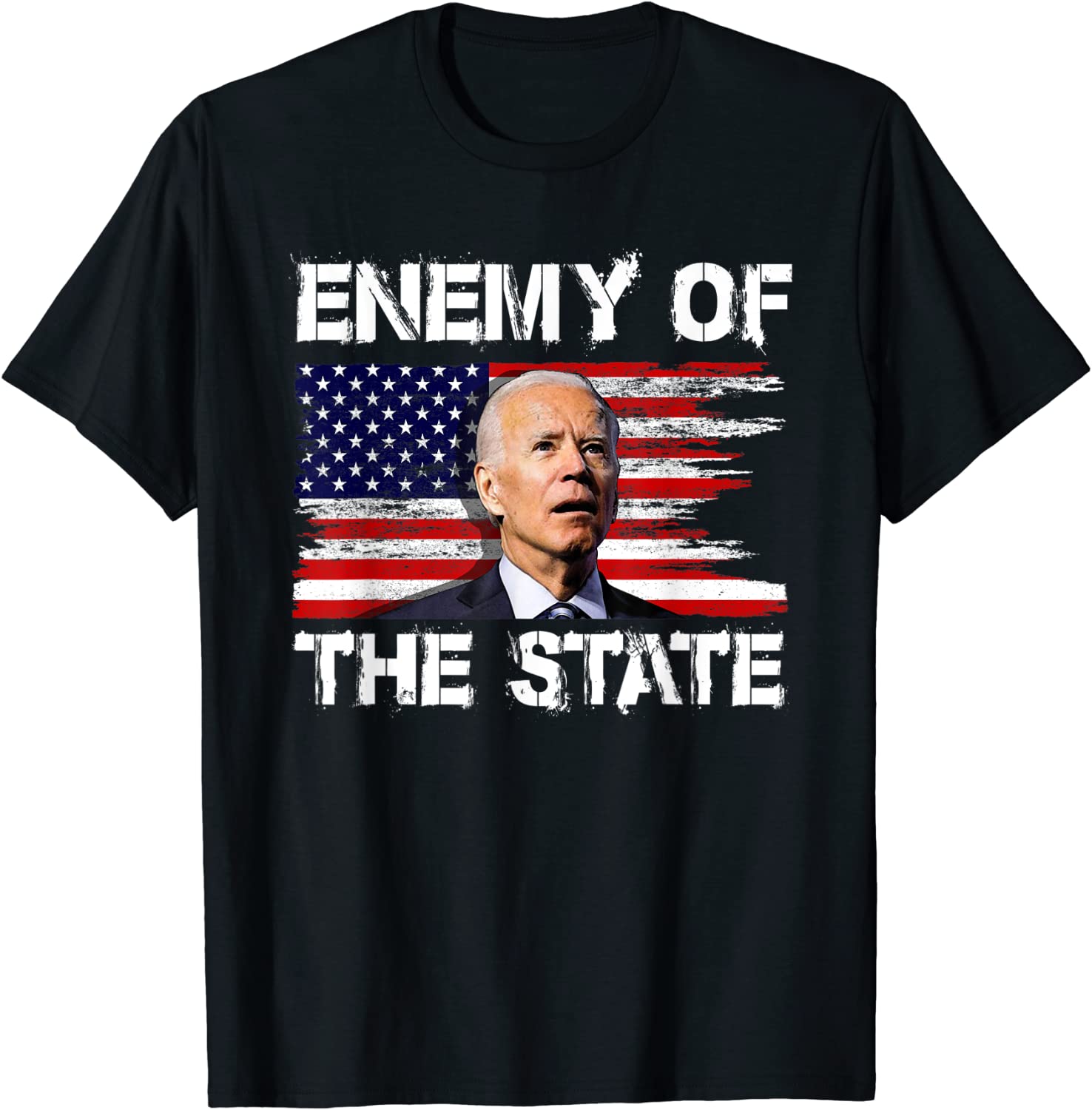 Enemy Of State Trump American Patriotic USA Flag Classic Shirt