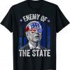 Enemy Of State Trump Quotes American Patriotic USA Flag Classic Shirt