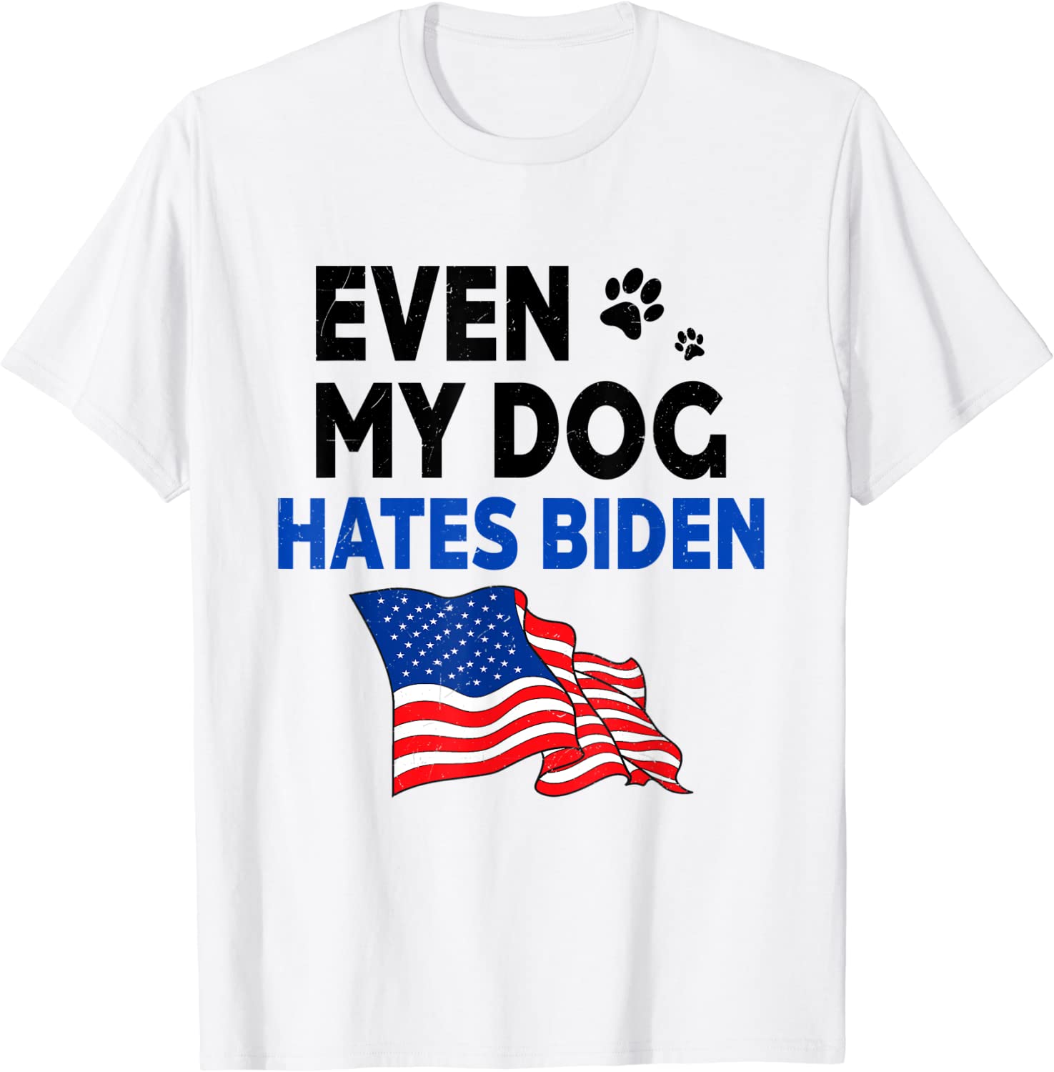 Even My Dog Hates Biden Us Flag 2023 Shirt