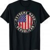 Extreme Maga Republican US Flag Ultra Maga Vintage Worn 2022 Shirt