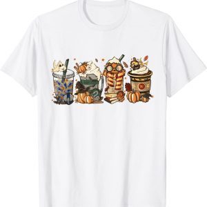 Fall Coffee Cute Pumpkin Spice Latte PSL Thanksgiving Classic hirt