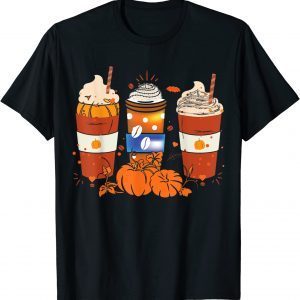 Fall Coffee, Halloween Pumpkin Latte Drink Cup, Pumpkin 2023 Shirt