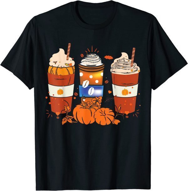 Fall Coffee, Halloween Pumpkin Latte Drink Cup, Pumpkin 2023 Shirt