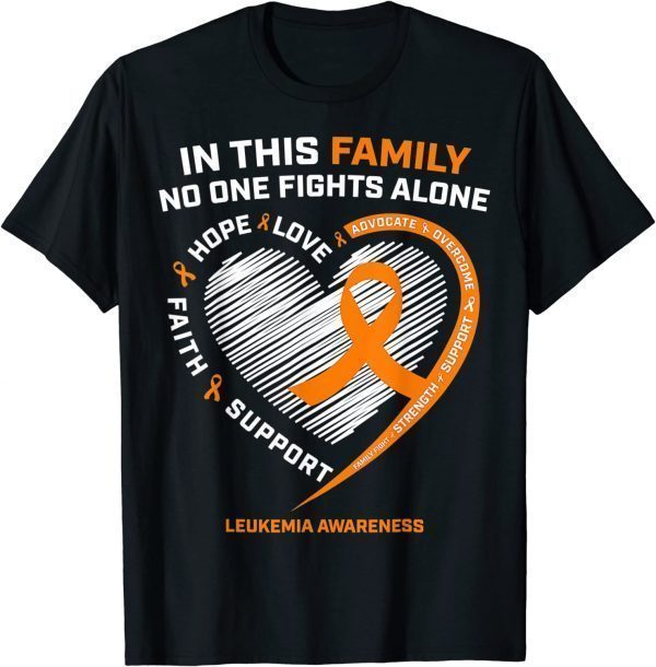 Family Fight Leukemia Awareness Products 2023 Shirt