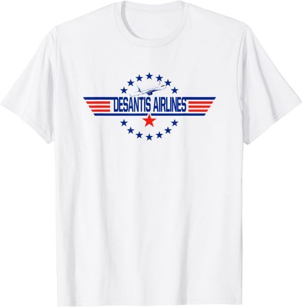 Florida DeSantis Airlines Political Meme Ron DeSantis Classic Shirt