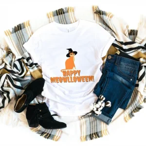 Follow Trick or Treat Hocus Pocus black Cat halloween 2023 Shirt