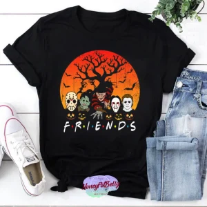 Friends Horror Characters Horror Movie Halloween 2022 Shirt