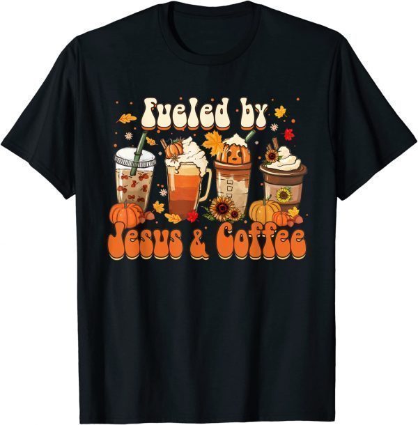 Fueled By Coffee & Christ, Pumpkin Spice Latte, Fall Coffee Classic Shirt