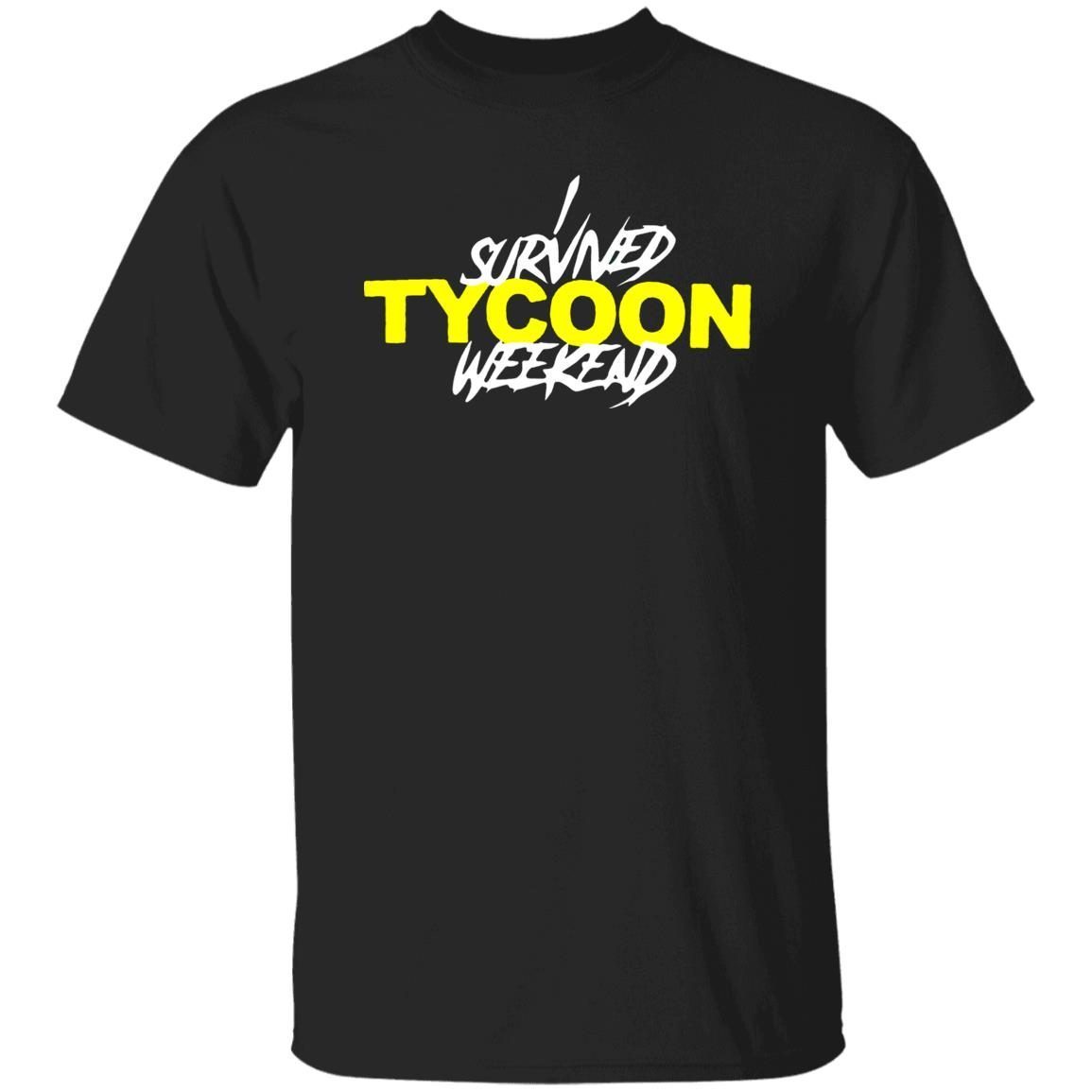 G Unit Brands Shop 50Cent I Survived Tycoon Weekend 2022 Shirt Teeducks