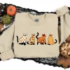 Ghost Cats Halloween Classic Shirt