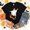 Ghost Skateboard Halloween Classic Shirt