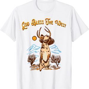 God Bless The Vintage West Cowboy Music Country Southern Classic Shirt
