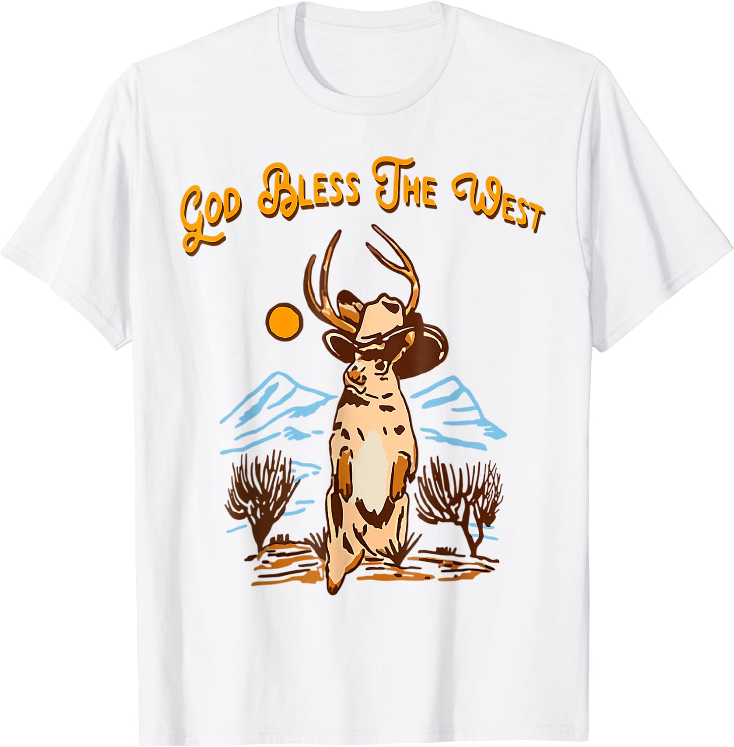 God Bless The Vintage West Cowboy Music Country Southern Classic Shirt