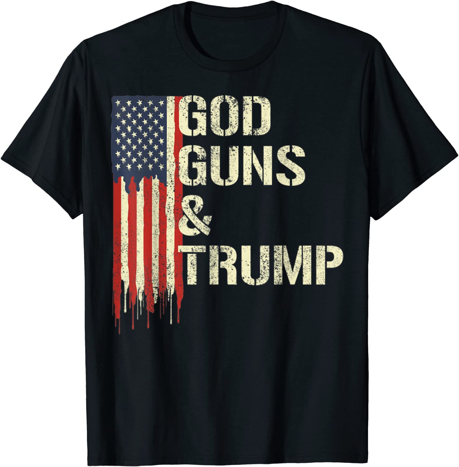 God Gun And Trump I 2nd Amendment Trump Flag America Classic Shirt
