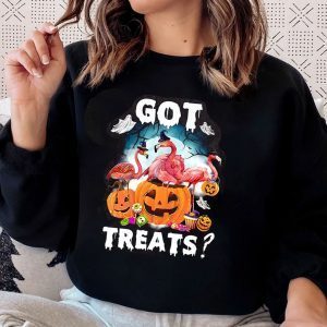 Got Treats Pumpkin Festival Flamingo Got Treats Pumpkin Halloween 2023 Shirt