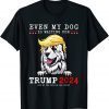 Great Pyrenees Dog Even My Dog Is Waiting For Trump 2024 Limited Shirt