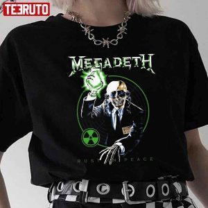 Green Lamp Rust In Peace Mega Deth Rock Metal 2023 Shirt