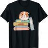 Guinea Pig Sitting On Top of A Stack of Books for Reading Classic Shirt