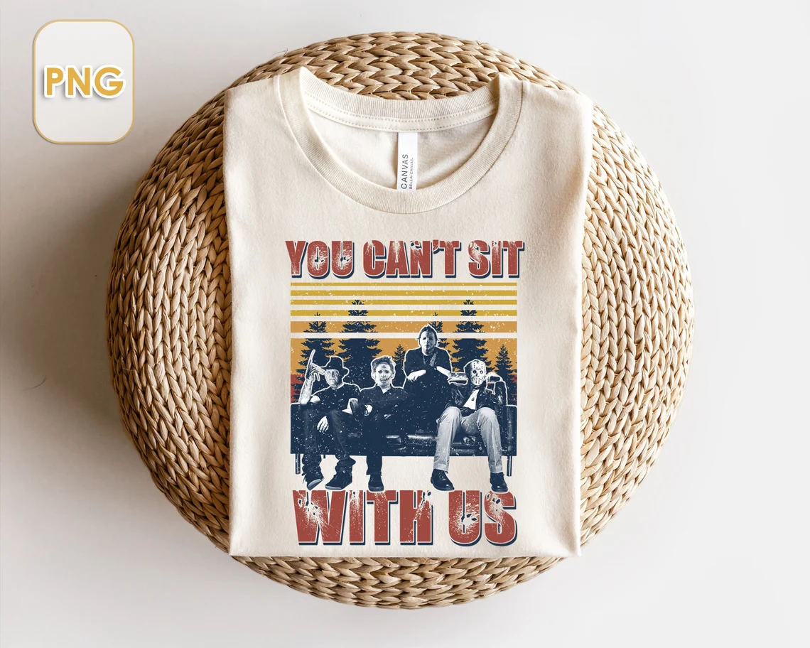 Halloween Horror Movie You Can't Sit With Us 2022 Shirt