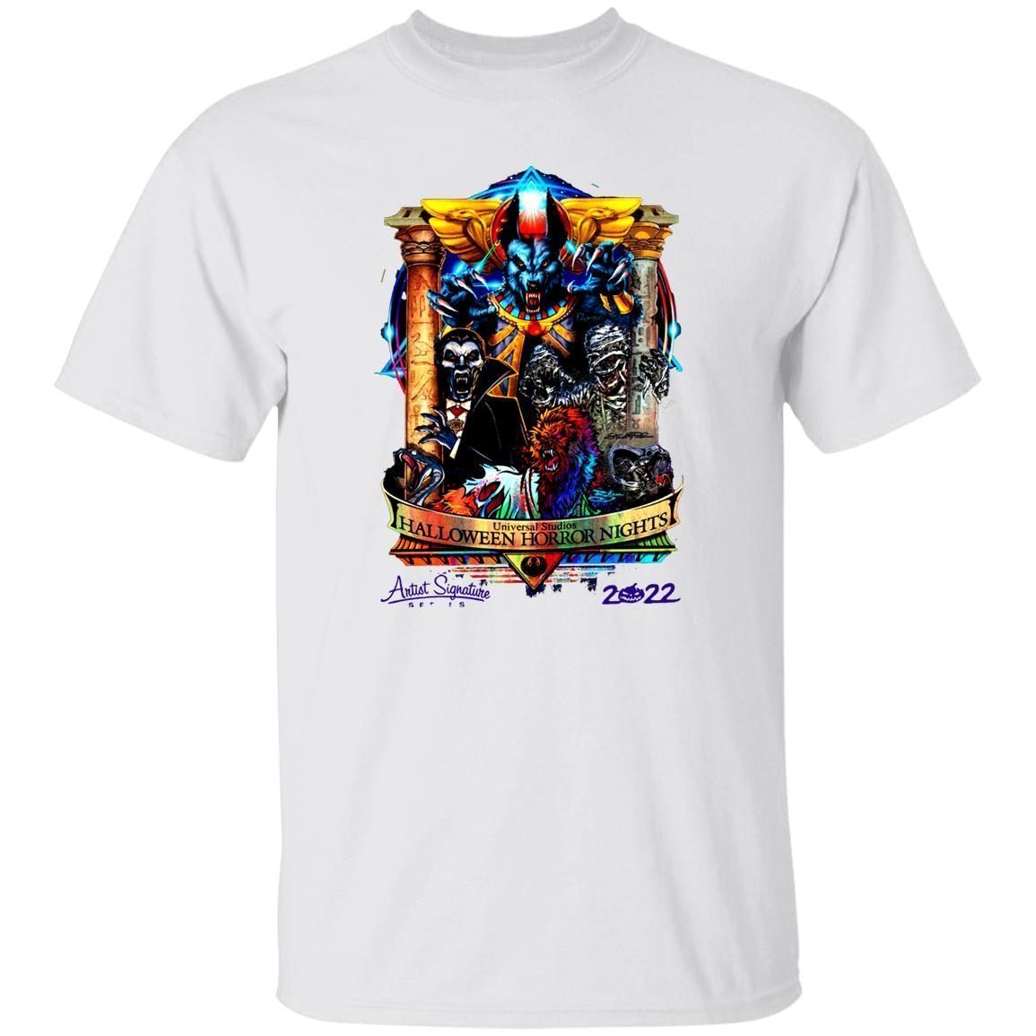 Halloween Horror Nights 2022 Artist Signature Series Classic Shirt