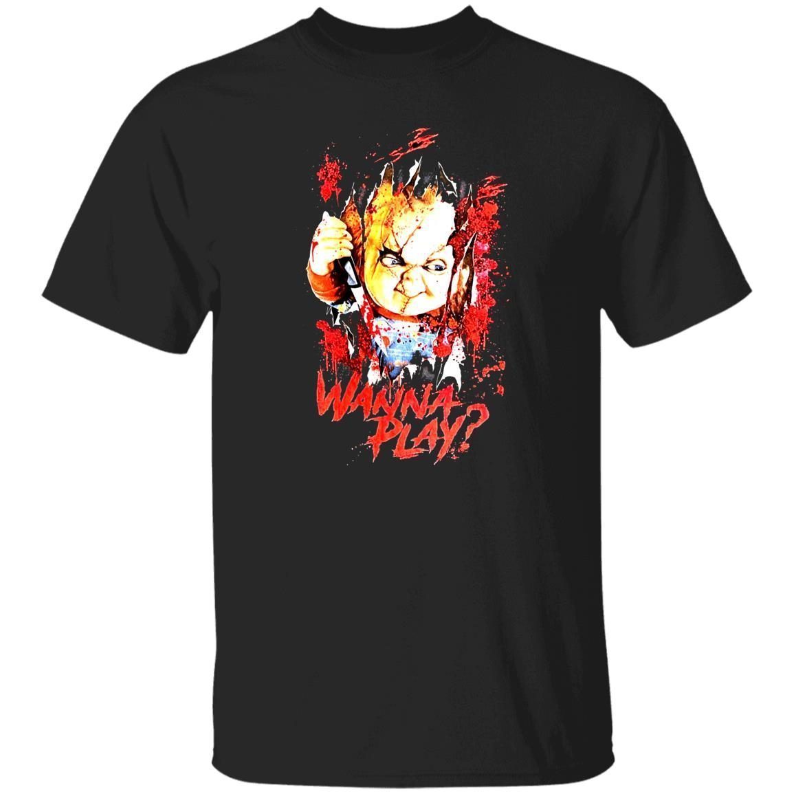 Halloween Horror Nights 2022 Chucky Wanna Play Classic Shirt