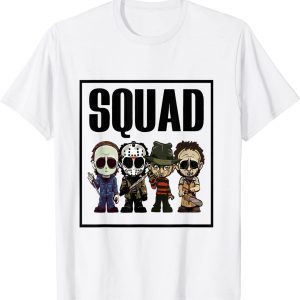 Halloween Squad Horror Character 2023 Shirt