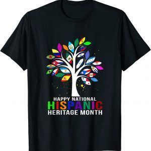 Happy National Hispanic Heritage Month Tree Roots Latina Classic Shirt
