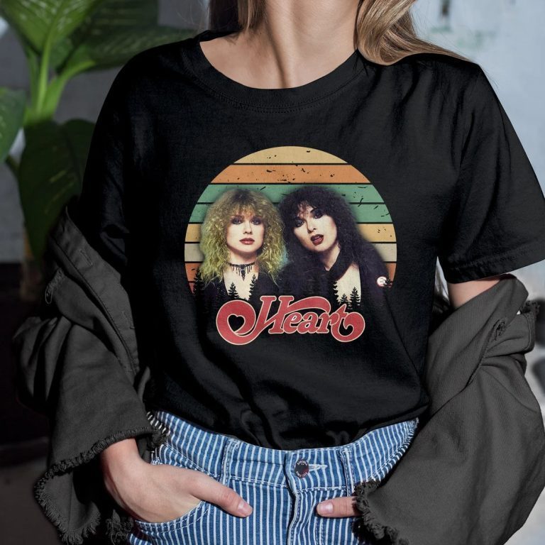 Heart Band Retro Vintage 2022 shirt Teeducks