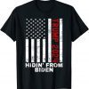 Hidin From Biden Trump 2024 Flag Anti Joe Biden Limited Shirt