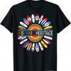 Hispanic Countries Flags Sunflower Hispanic Heritage Month 2023 Shirt