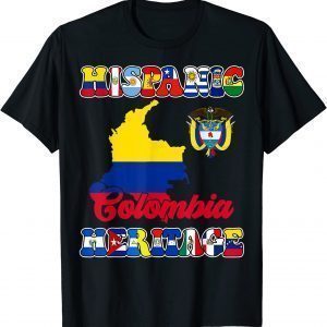 Hispanic Heritage Month Colombia Colombian Flag 2022 Shirt
