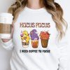Hocus Pocus I need coffee Halloween 2023 Shirt