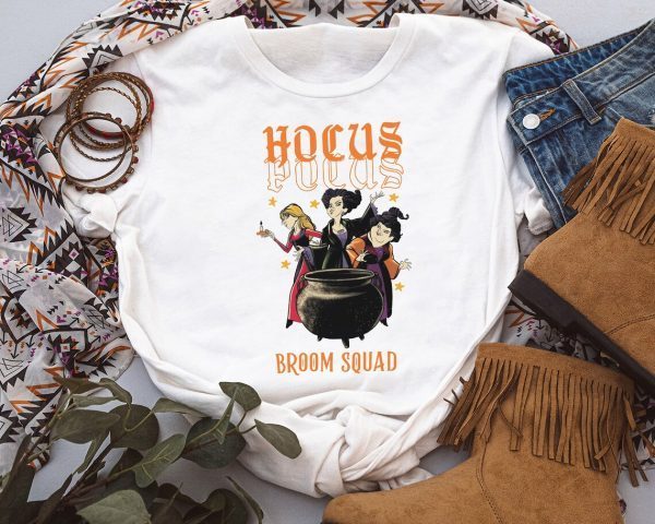 Hocus Pocus Sanderson Sisters Broom Squad Halloween 2023 Shirt