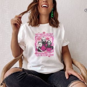 Horror Characters Pink Horror Friends Jason Voorhees , Michael Myers Halloween 2022 Shirt