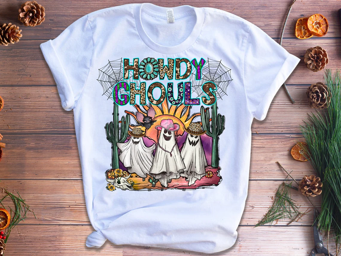 Howdy Ghouls , western halloween fall ghosts 2022 Shirt