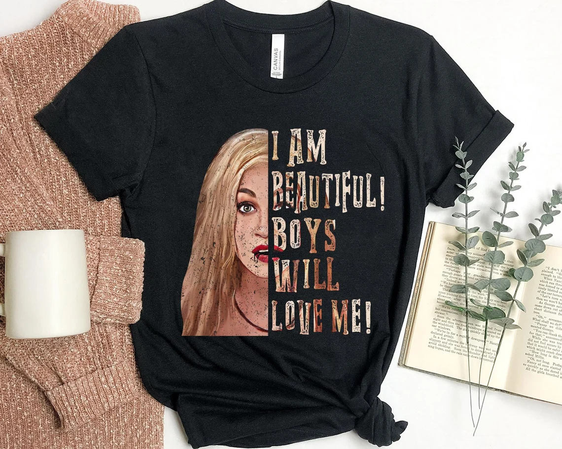 I Am Beautiful Boys Will Love Me Hocus Pocus halloween Classic Shirt