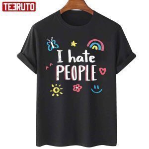 I Hate People Happy Face Classic Shirt