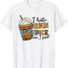 I Hate Pumpkin Spice There I Said Leopard Fall Thanksgiving Classic Shirt